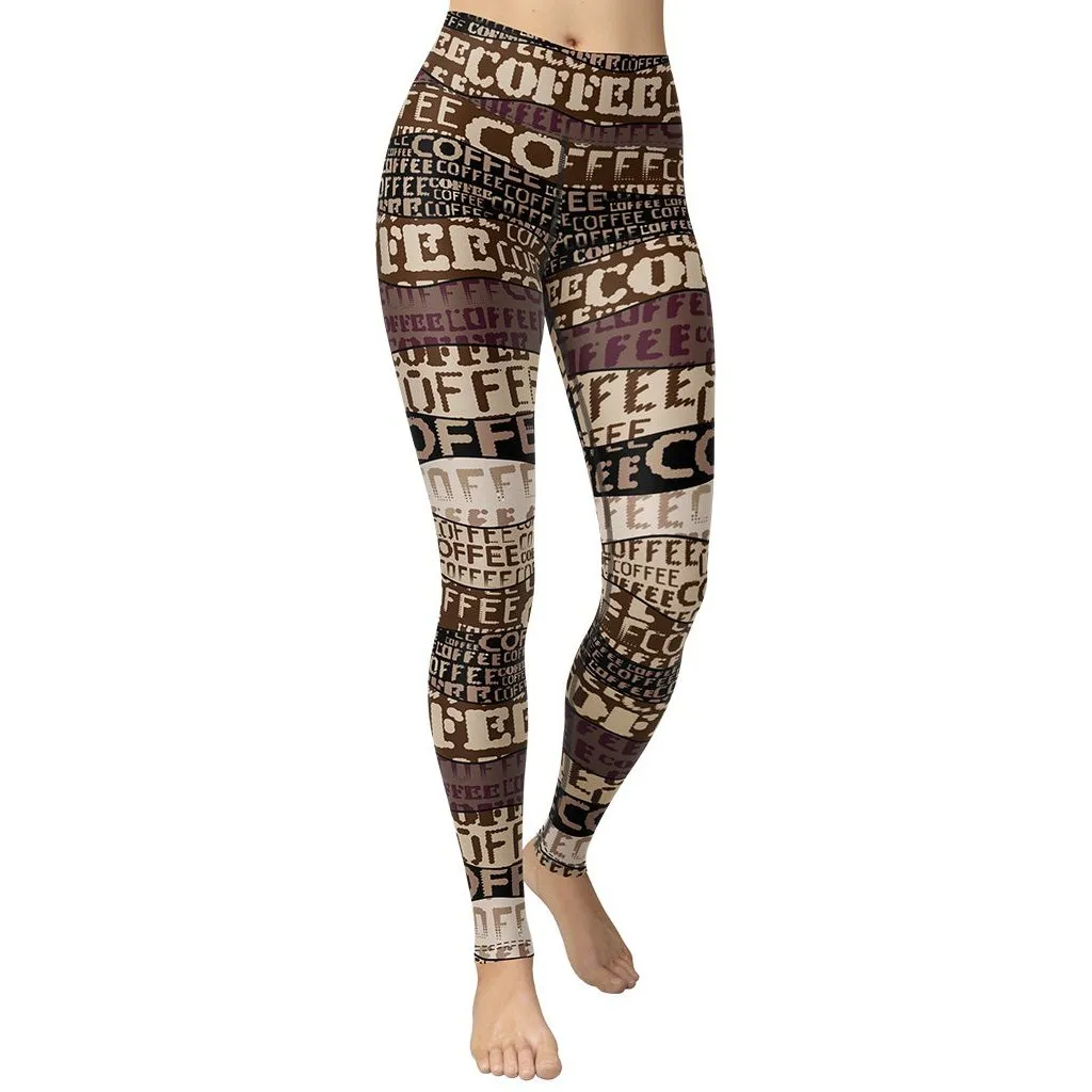 Coffee Yoga Leggings