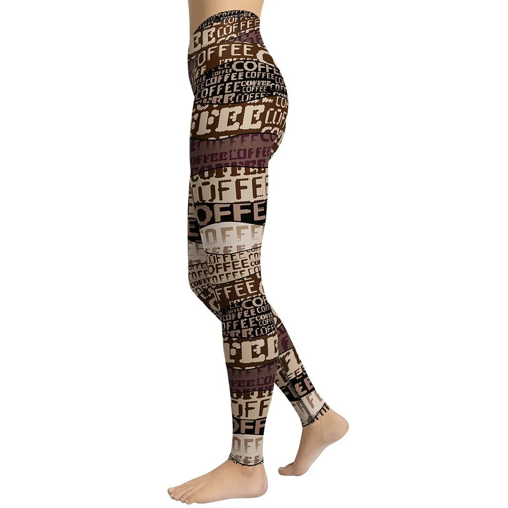 Coffee Yoga Leggings