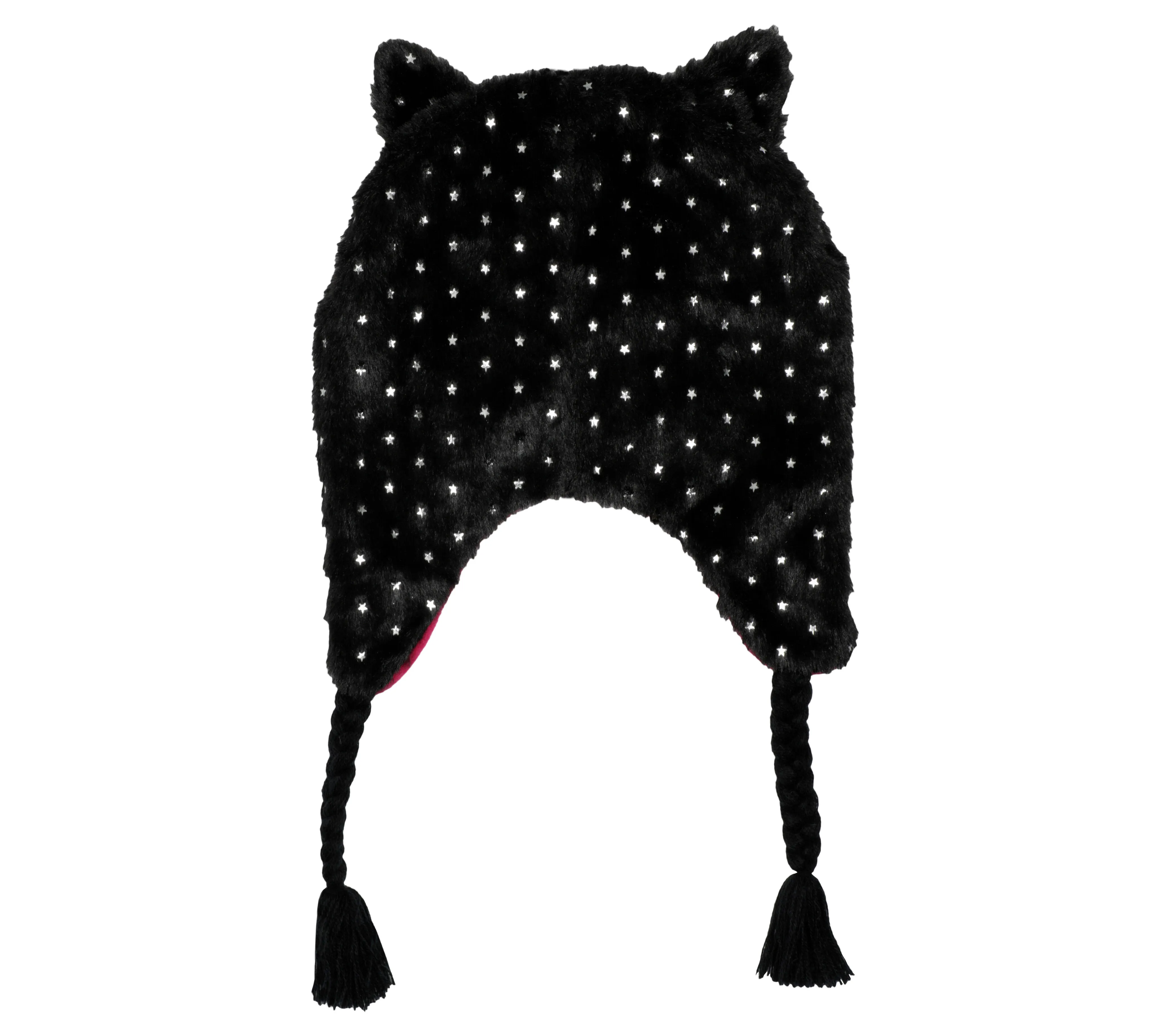 Cold Weather Star Foil Cat Hat Set