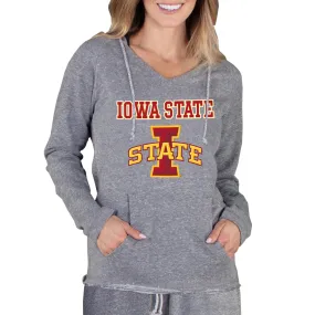 Concepts Sport Iowa State Cyclones Women's Gray Mainstream Lightweight Terry Pullover Hoodie