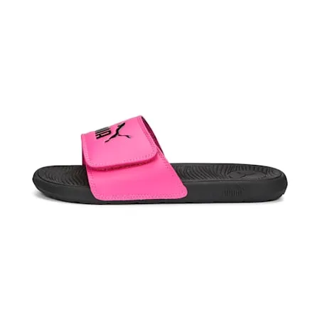 Cool Cat 2.0 V Slides - Youth 8-16 years | Glowing Pink-Vivid Violet | PUMA SHOP ALL PUMA | PUMA 