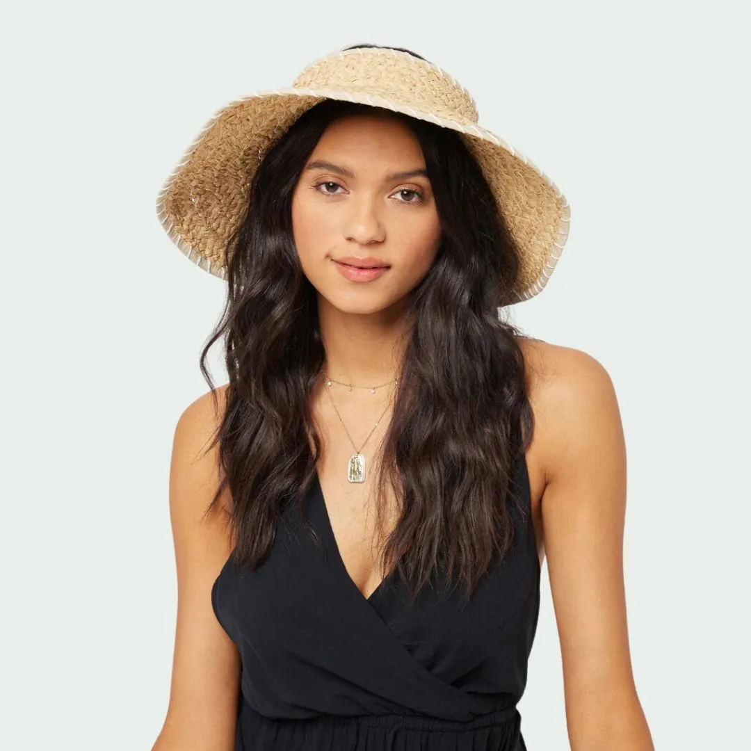 Del Mar Roll Up Hat (Natural)