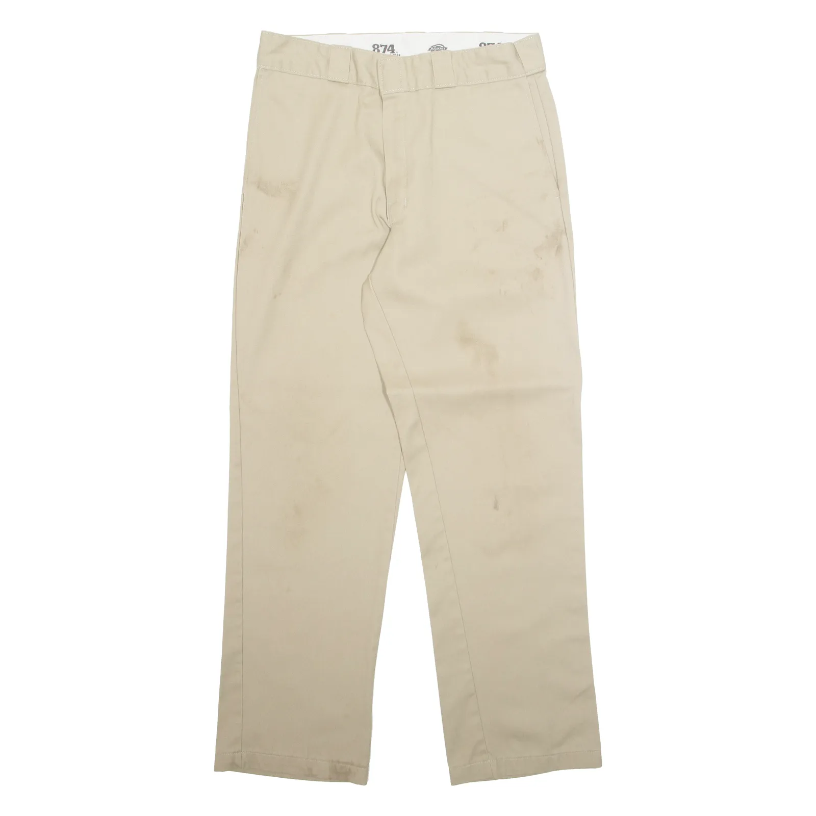 DICKIES Chino 874 Mens Trousers Beige Regular Straight W33 L32