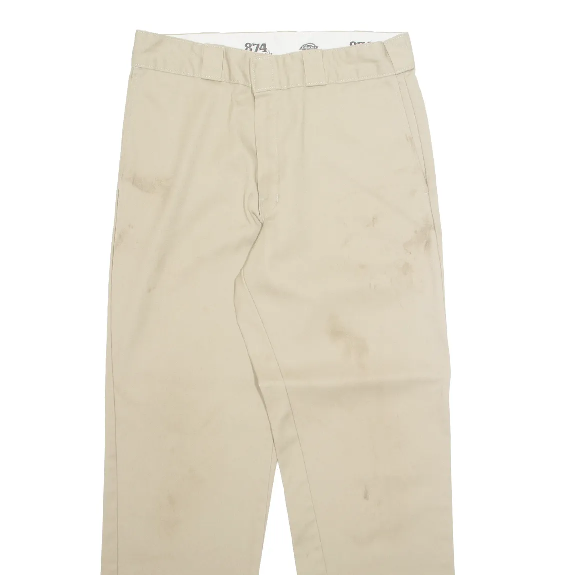 DICKIES Chino 874 Mens Trousers Beige Regular Straight W33 L32