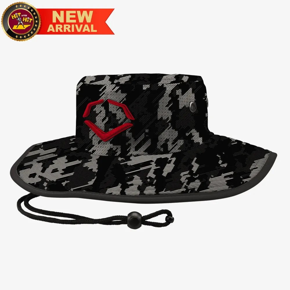 EVOSHIELD LOGO CAMO BUCKET HAT