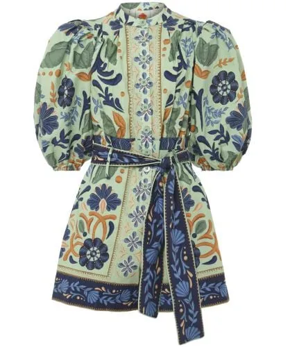 Farm Rio Ocean Tapestry Romper