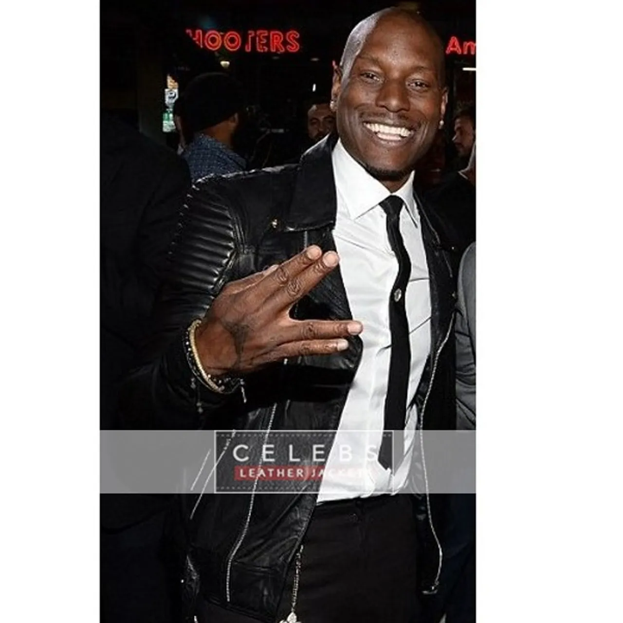 Fast And Furious 7 Premiere Tyrese Gibson Leather Jacket