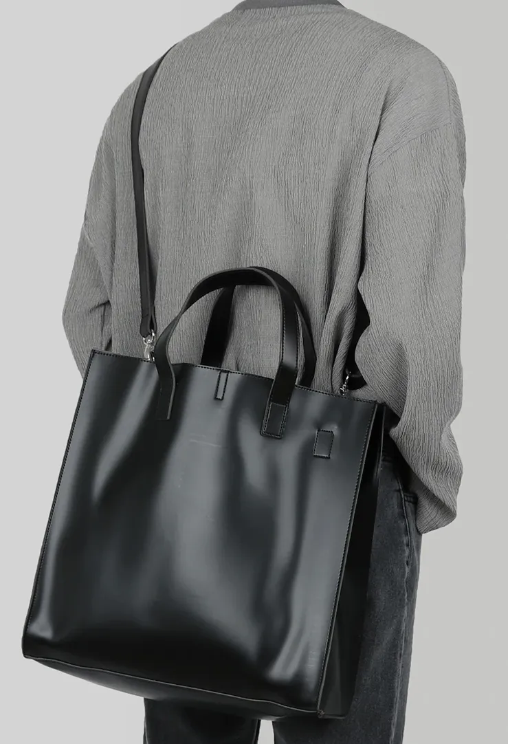 Faux Leather Messanger Bag