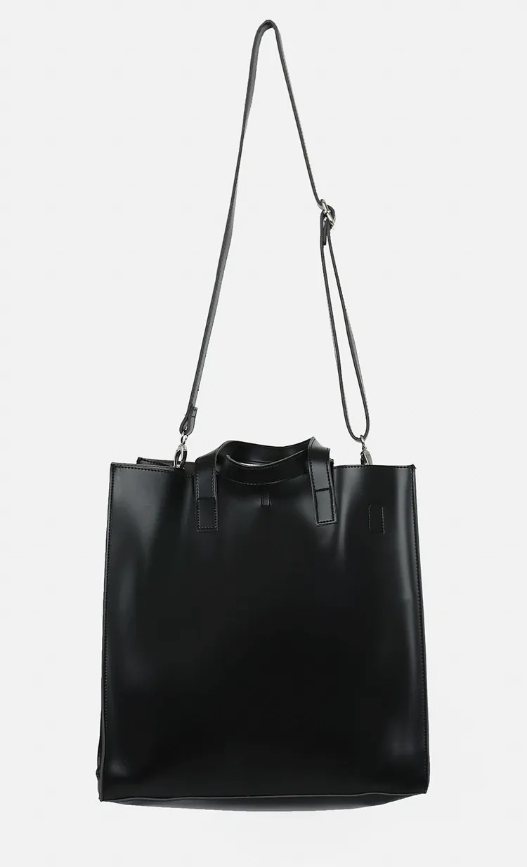 Faux Leather Messanger Bag