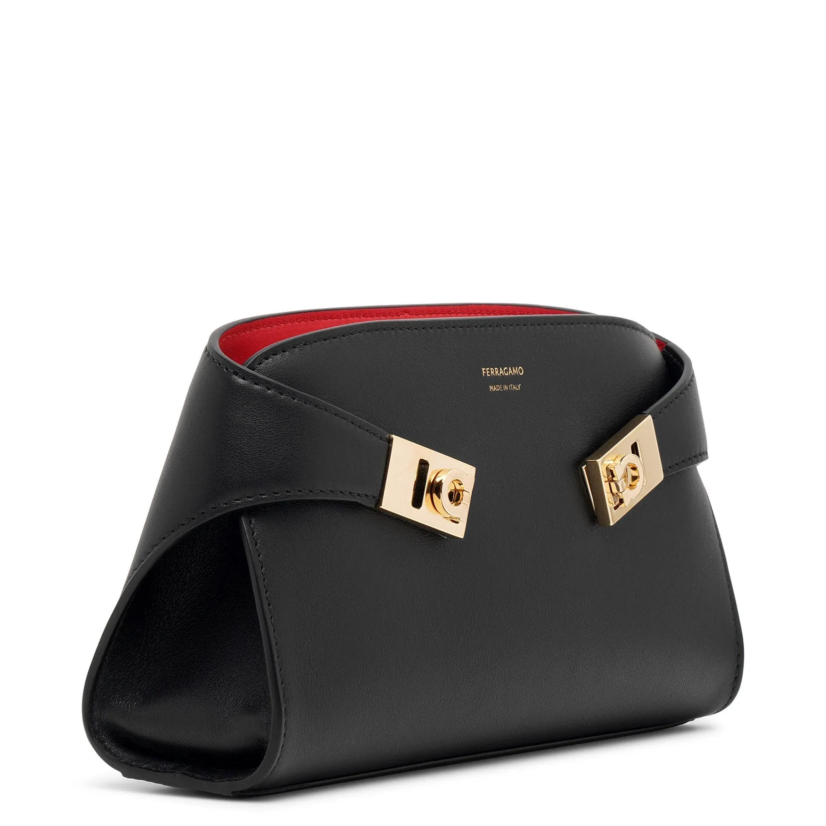 Ferragamo Hug black leather bag