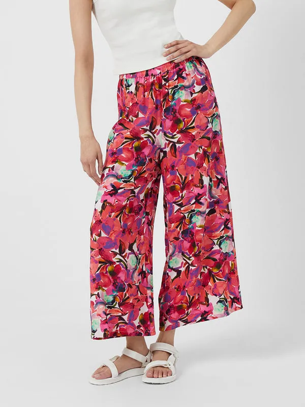 French Connection ADELPHIE DELPHINE WIDE-LEG CULOTTE TROUSERS 74SND