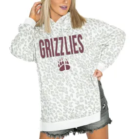 Gameday Couture  Montana Grizzlies Women's White Fierce Fan Side-Slit Pullover Hoodie