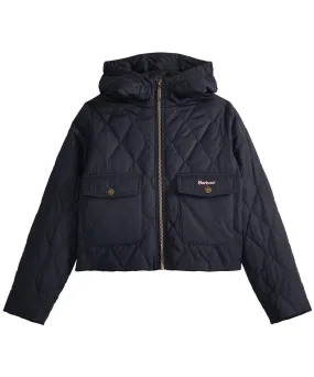 Girl's Barbour Venton Cropped Quilted Jacket, 6-9yrs