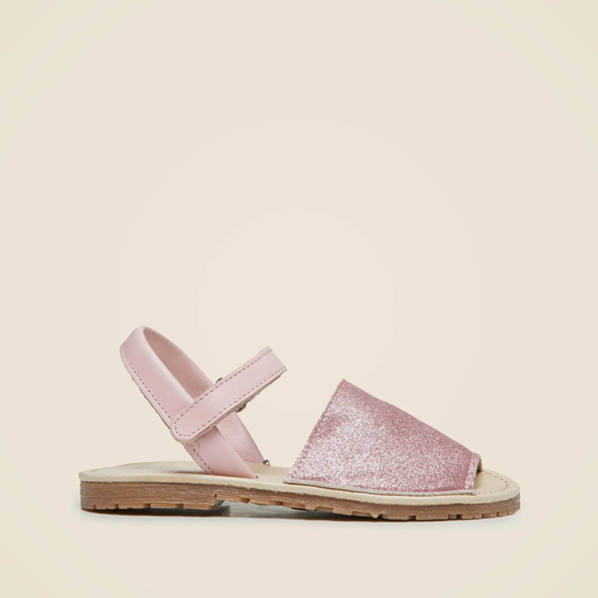 Girls' Childrenchic® leather shimmer sandals