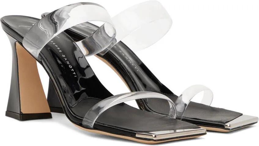 Giuseppe Zanotti Black Flaminia 85 Heeled Sandals