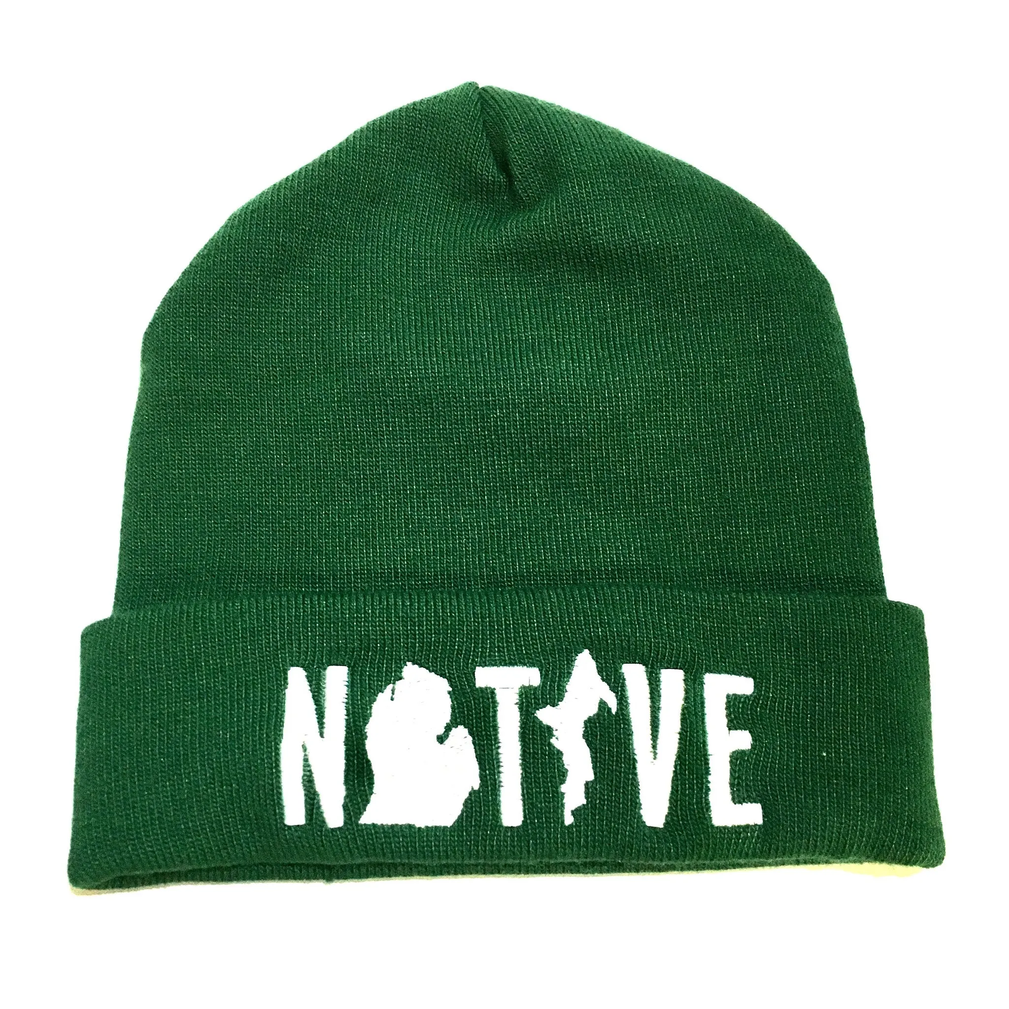 Hat - Michigan NATIVE Flip Knit - Green