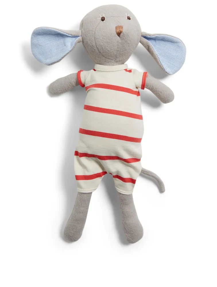 HAZEL VILLAGE Cozy Lodge Romper With Oliver Mouse Plush Toy