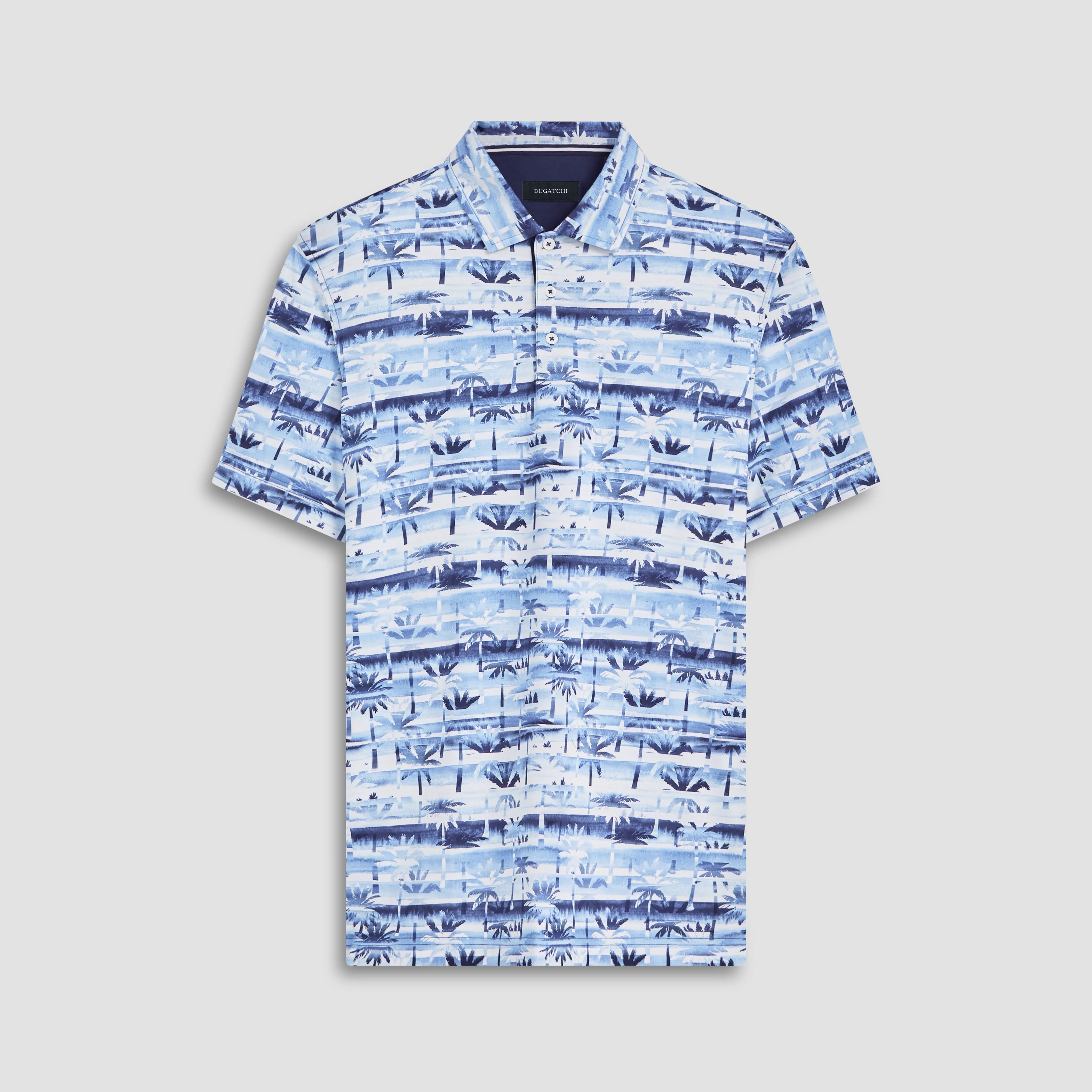 Hendrix Palm Tree Print Polo