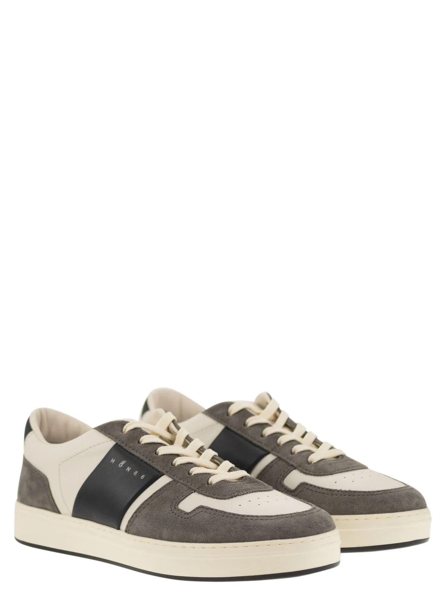 Hogan    Hogan H Tv Leather And Suede Trainers