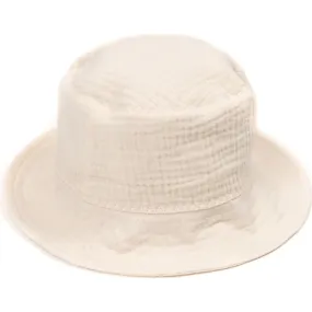 HutteliHut Festival Hat, Muslin Off White