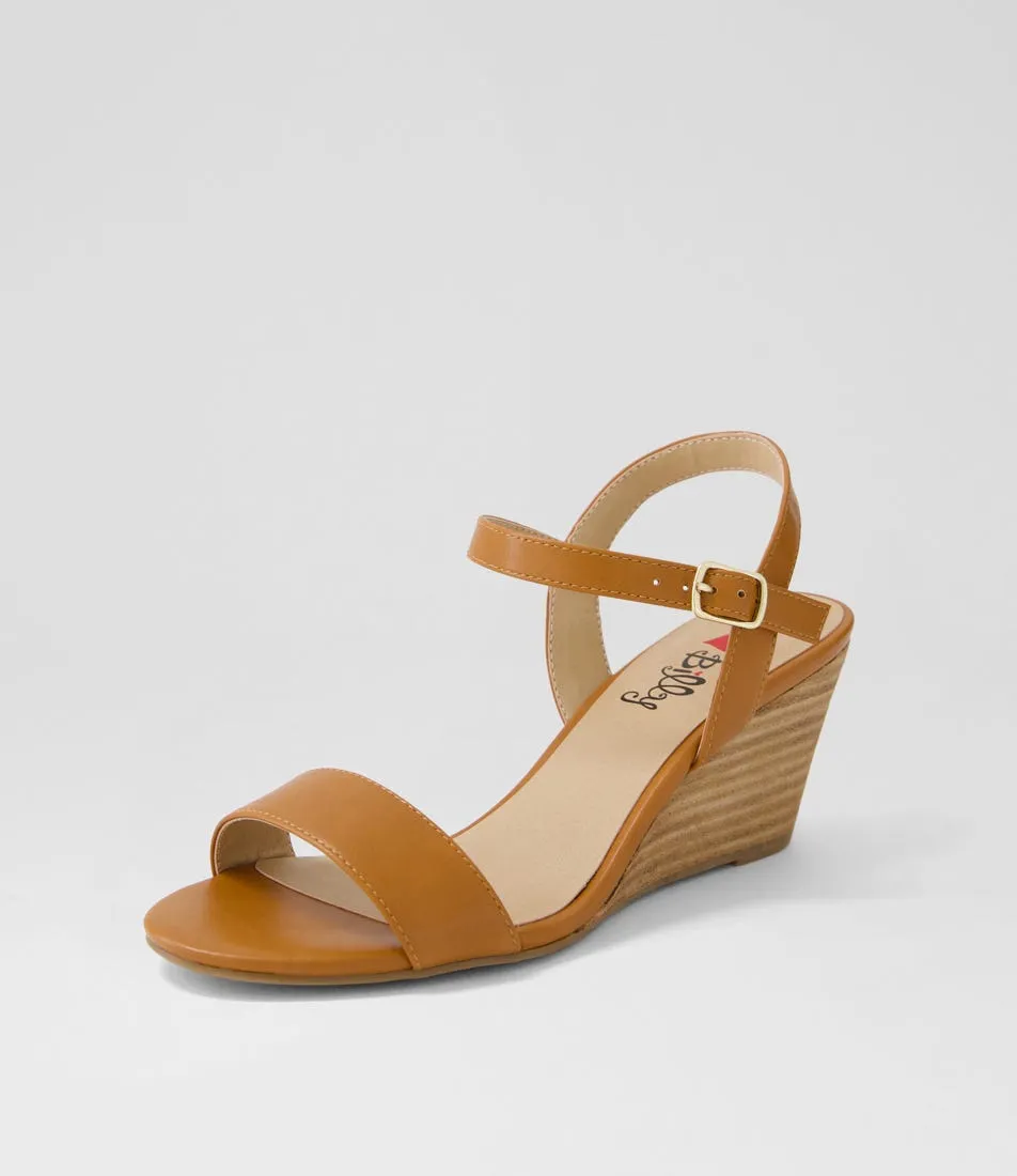 I LOVE BILLY Gundy Tan Sandals