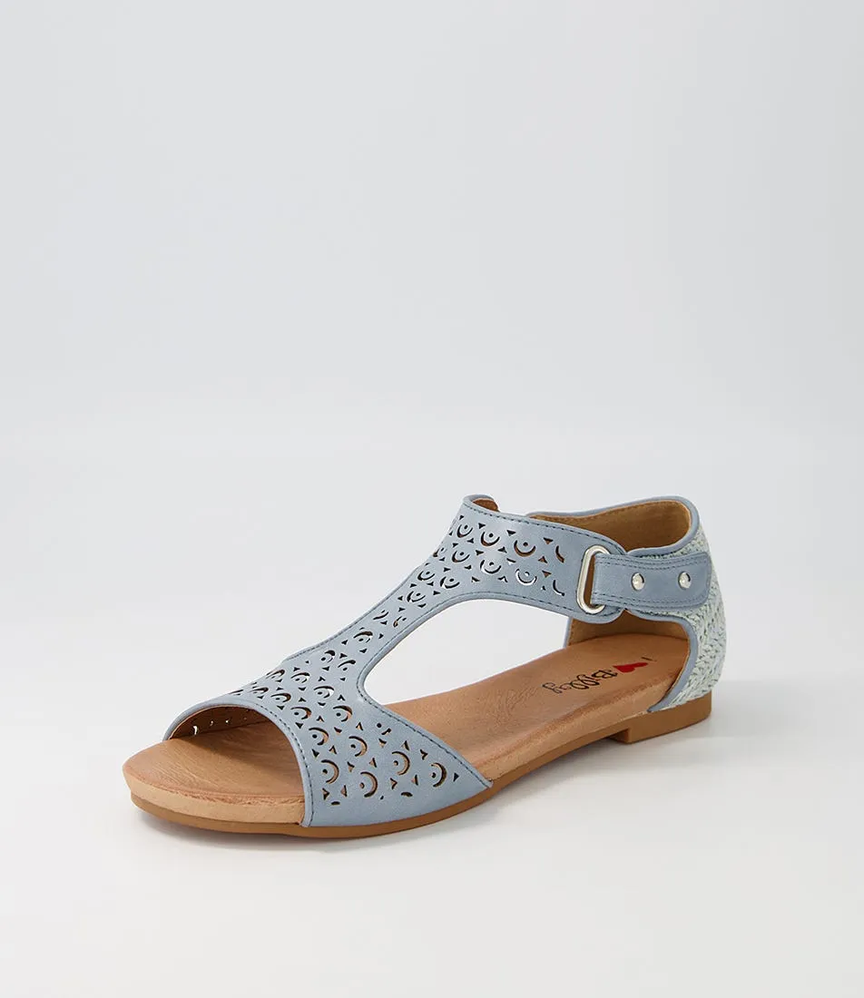 I LOVE BILLY Raff Denim Mix Sandals