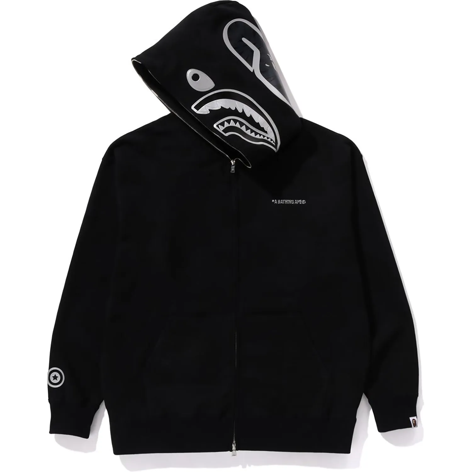 INK CAMO SHARK ZIP HOODIE MENS