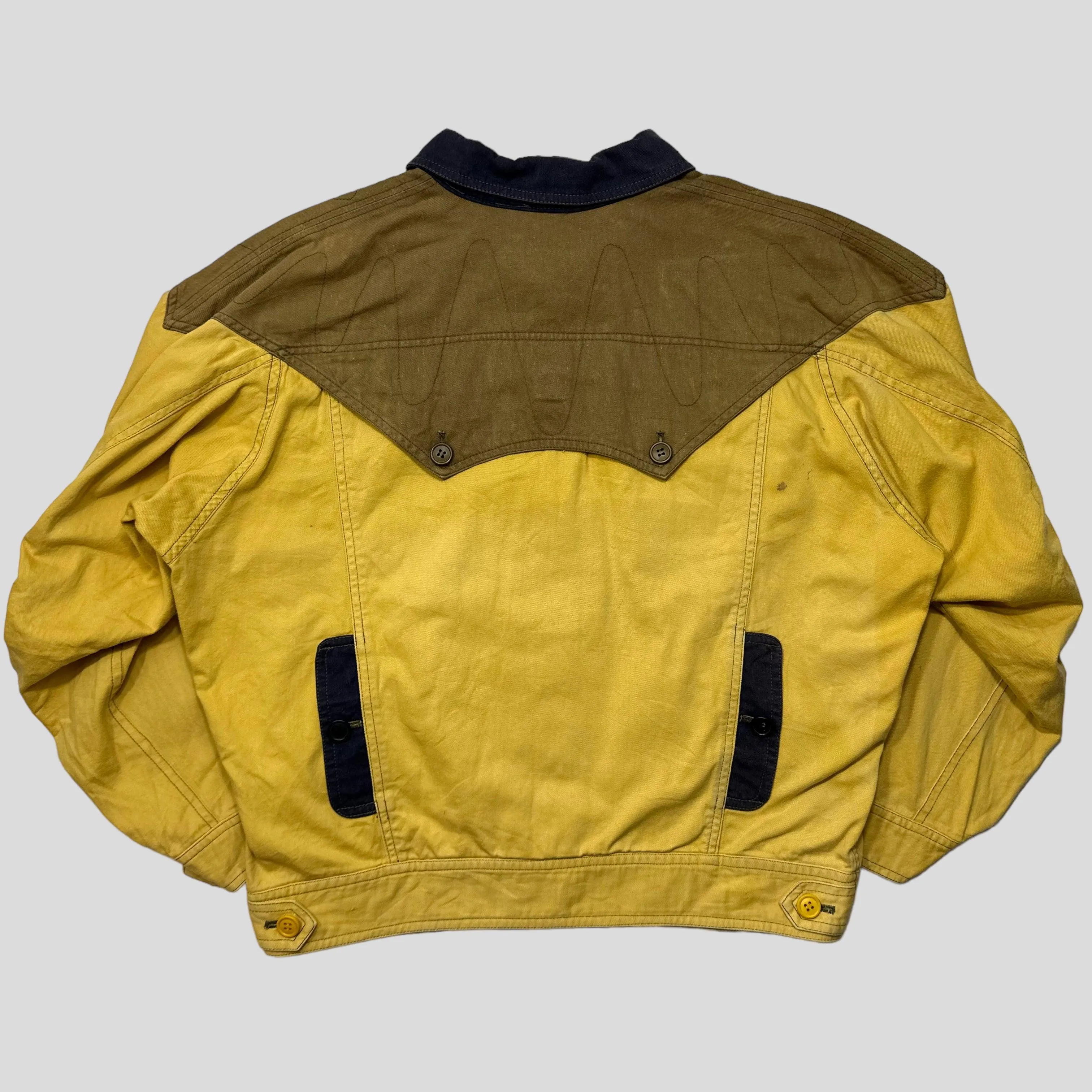 Issey Miyake Sport 1970’s Colourblock Cropped Fishing Jacket - M