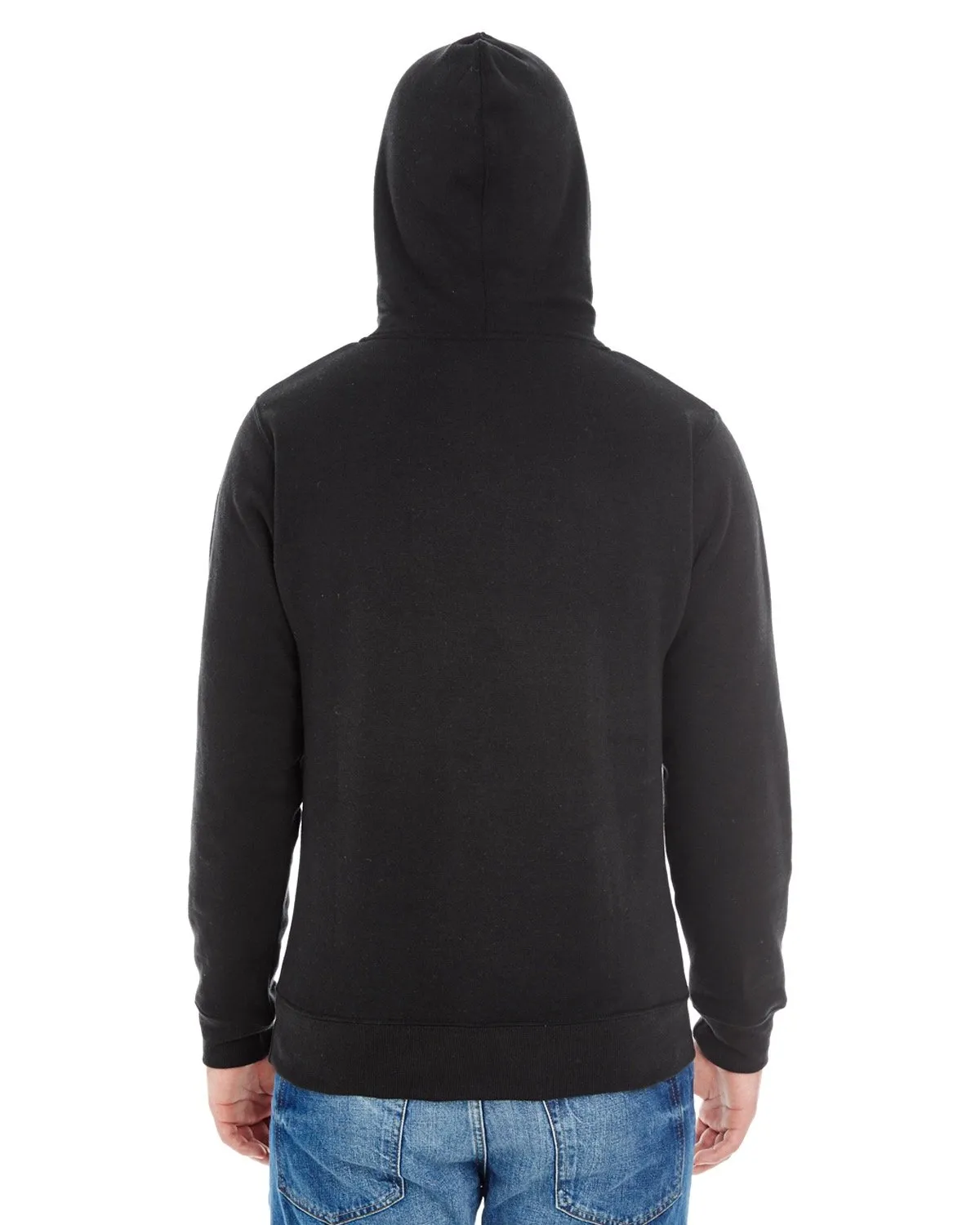 J8871 J-America Adult Tri-Blend Hooded Fleece SKU: J8871