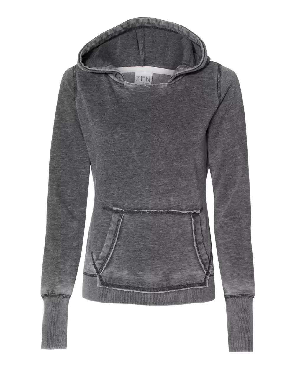 J8912 J-America Ladies' Vintage Zen Hooded Fleece SKU: J8912