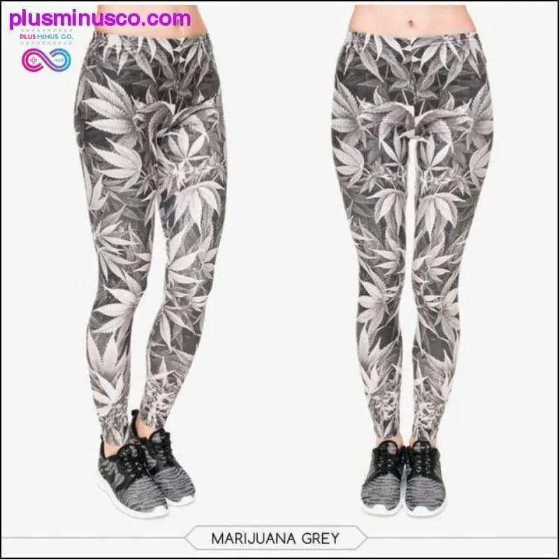 Jungle Marijuana Leaf Leggings