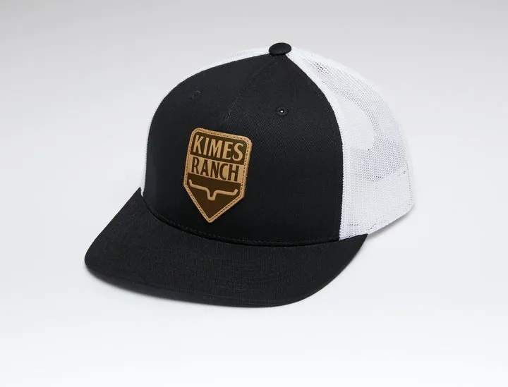 Kimes Ranch Drop In Trucker Hat Black