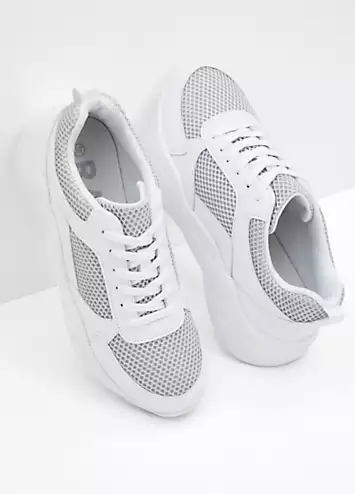 Lace-Up Chunky Trainers by bonprix | Look Again