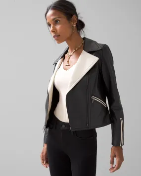 Leather Moto Jacket