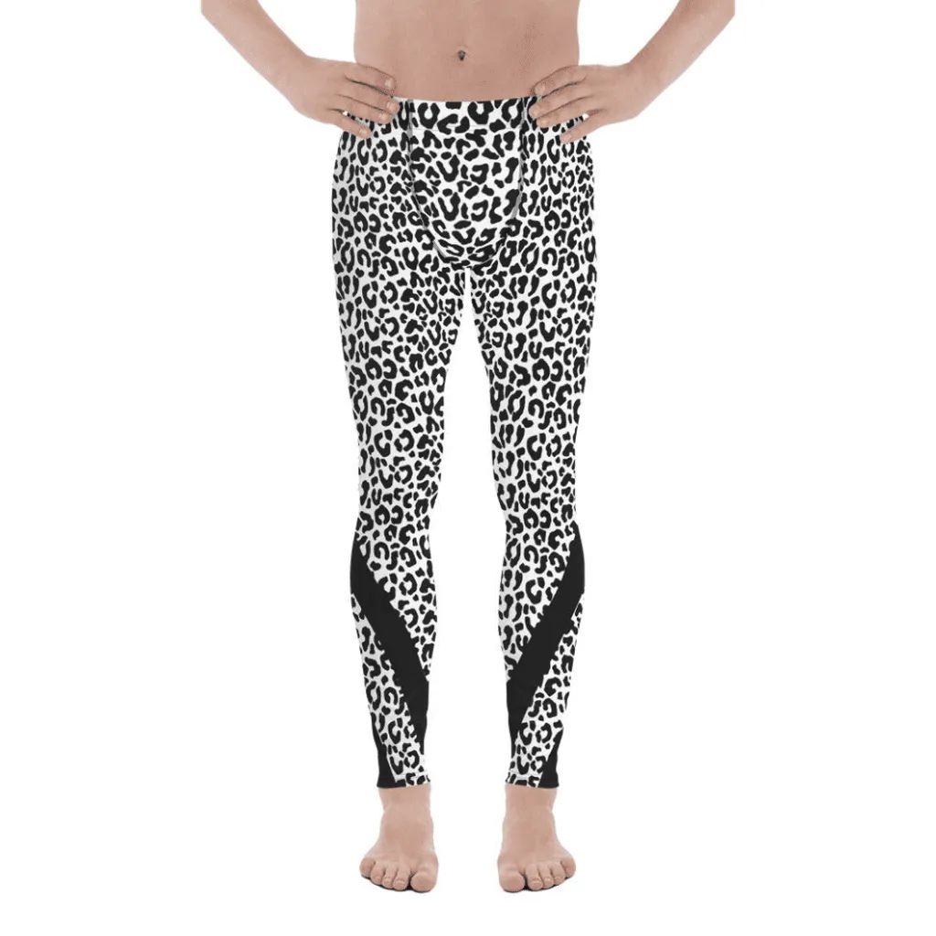 Leopard Heart Shaped Men's Leggings