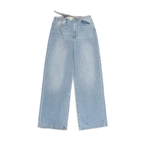 Les Coyotes De Paris Wide Leg Light Jeline Jeans For Girls