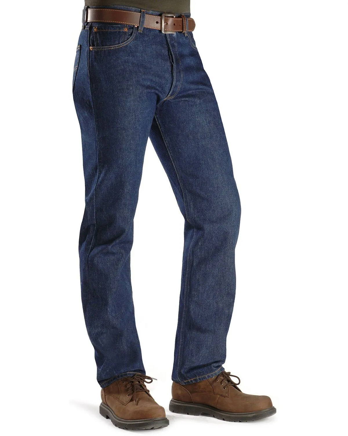 Levi's Men's 501 Original Shrink-to-Fit Regular Straight Leg Jeans - Big