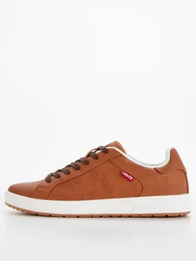 Levi's Piper Faux Leather Trainers - Brown