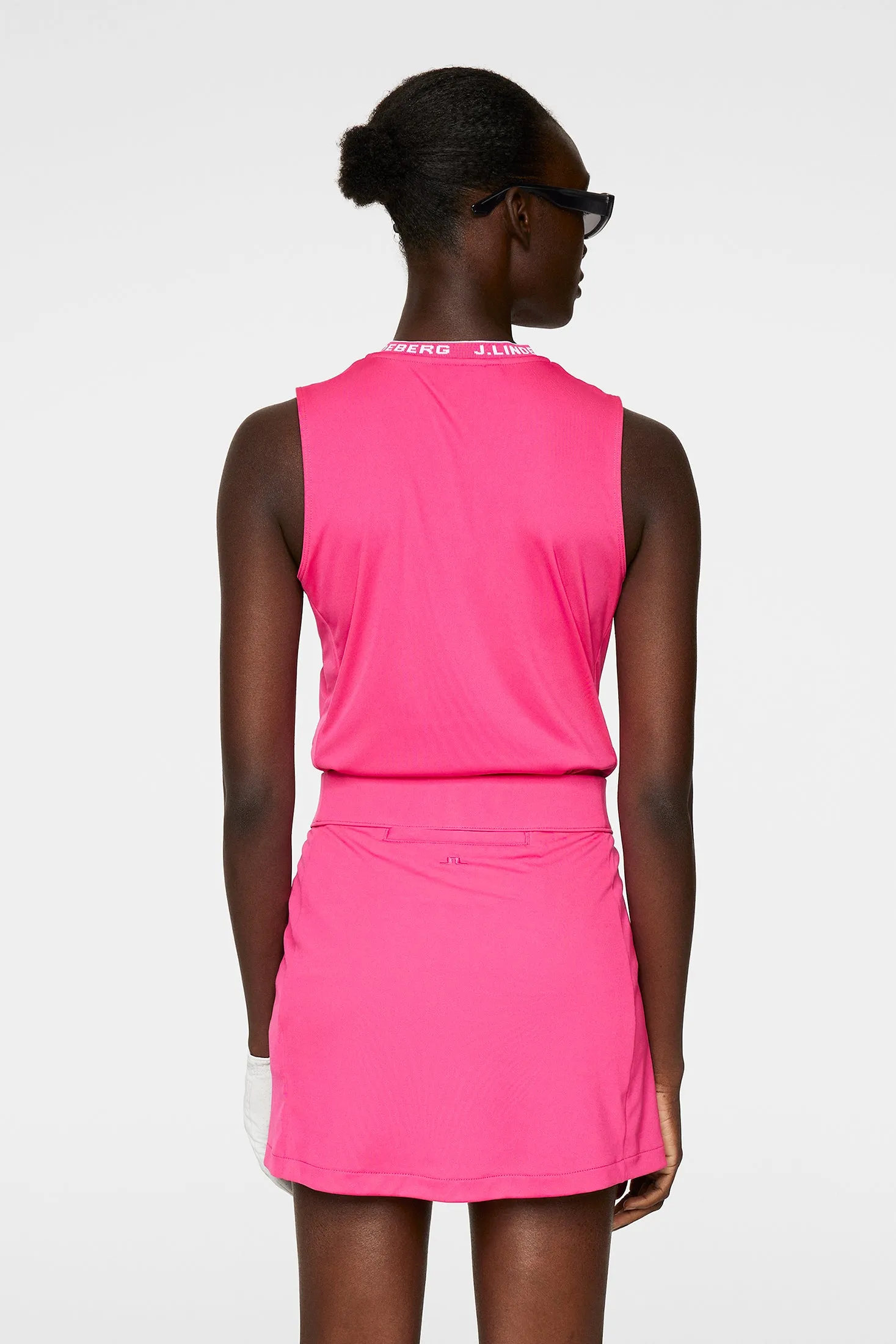 Leya Sleeveless Top / Pink Peacock