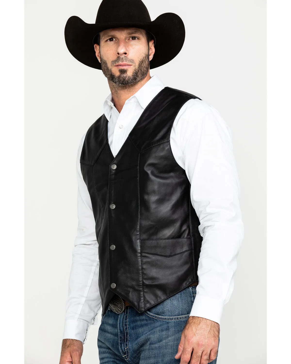 Liberty Wear Men's Jackson Lambskin Leather Vest