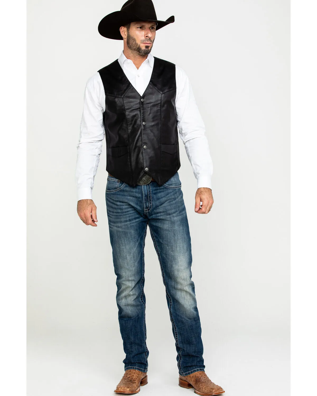 Liberty Wear Men's Jackson Lambskin Leather Vest