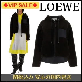 LOEWE  |Hooded jacket in shearling