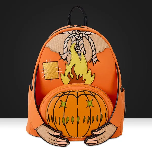 Loungefly x Trick 'r Treat Flaming Head Sam Mini Backpack