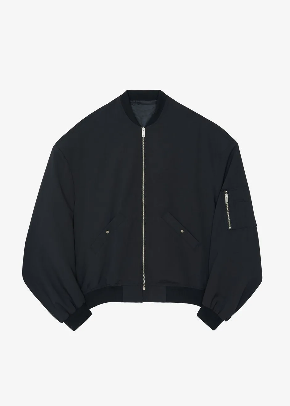 Lumi Bomber Jacket - Black