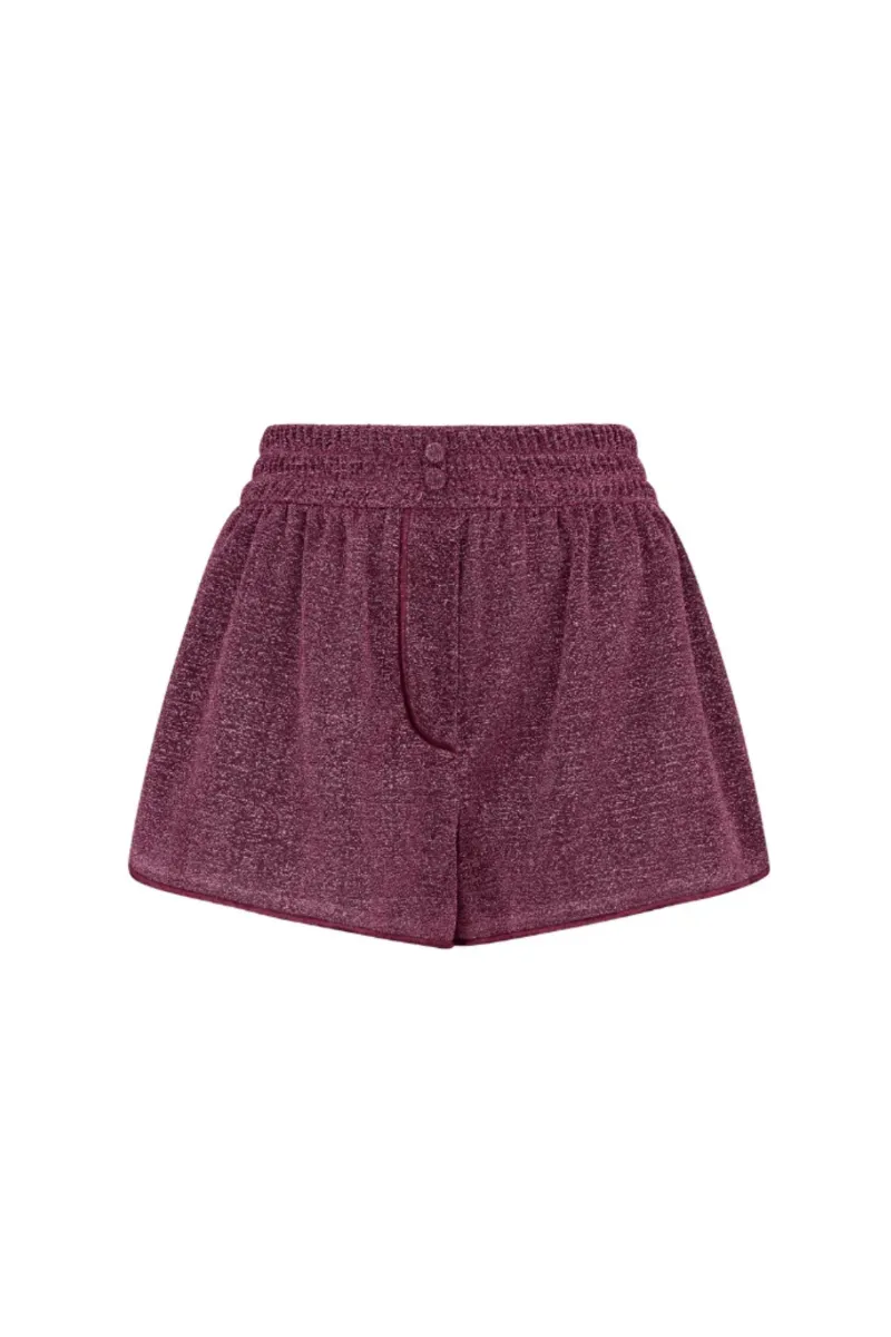 Lumiere Shorts - Aubergine