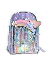 Macy's InMocean Girl's Rainbow Backpack Stationary Set