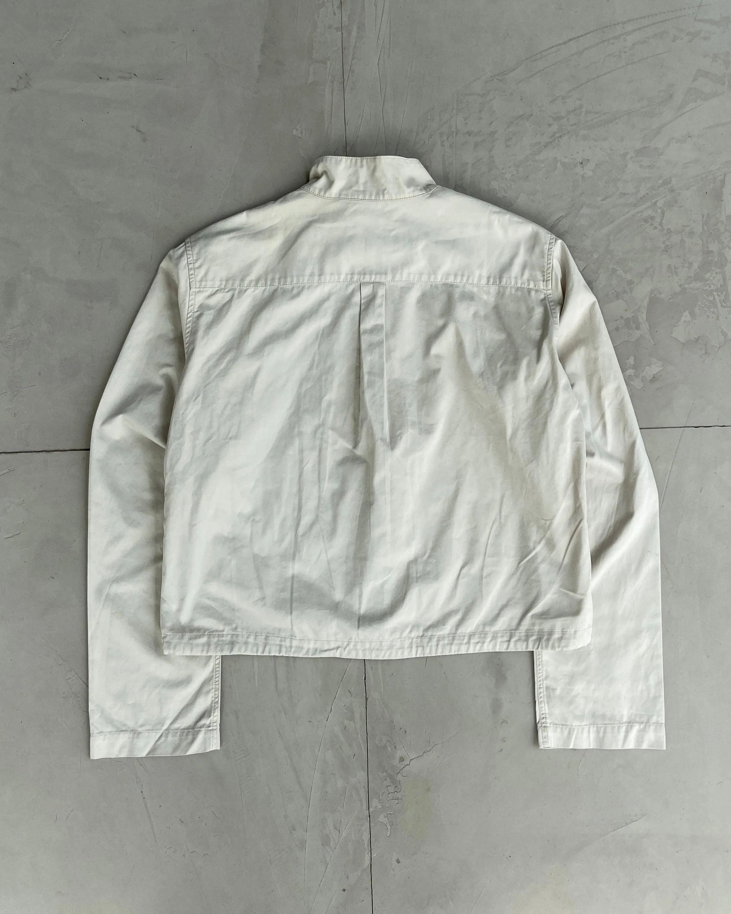 MARITHE FRANCOIS GIRBAUD MFG CROPPED COTTON JACKET - M