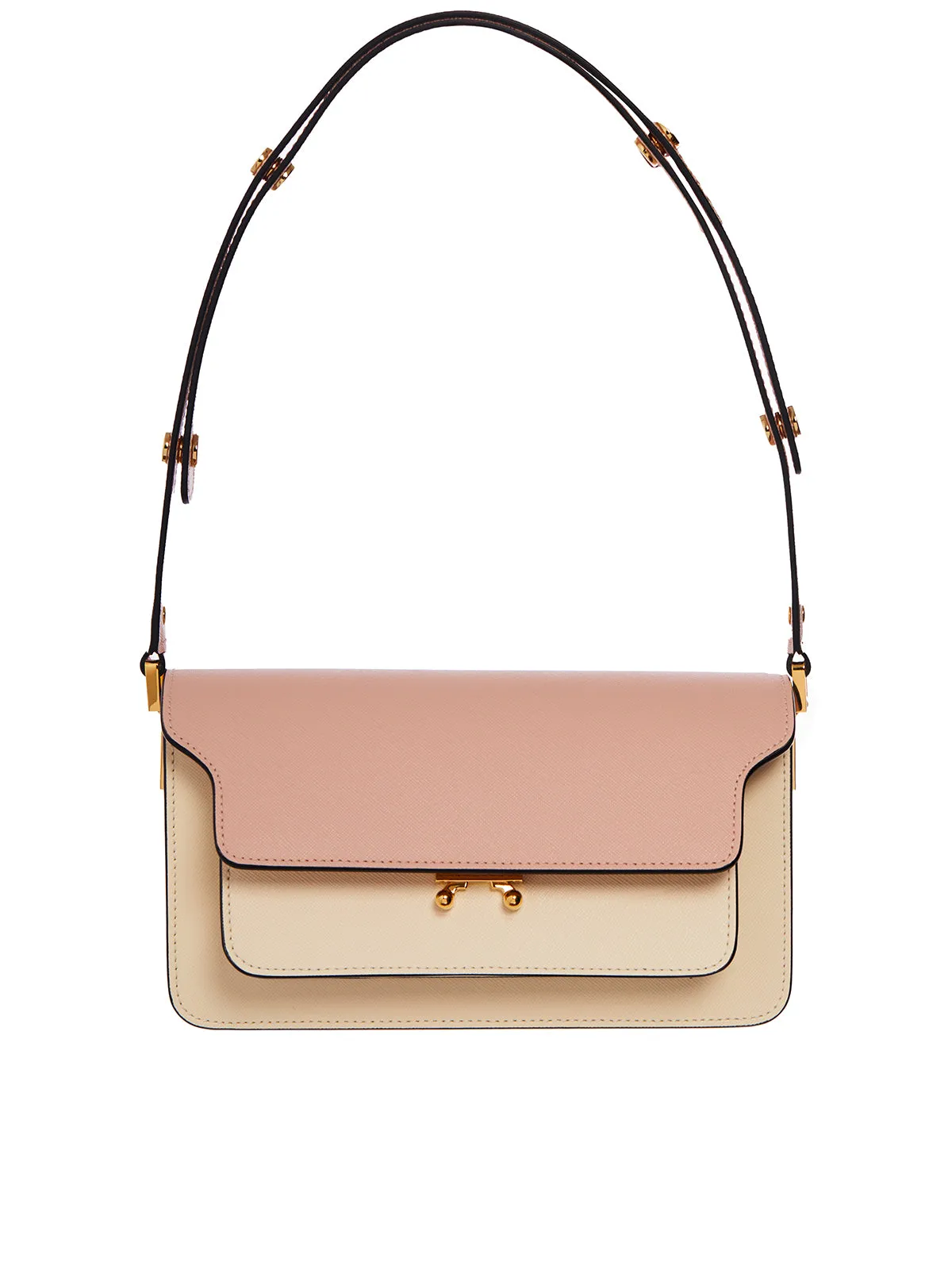 MARNI Pink Leather Trunk Handbag for Women - Perfect for All Occasions