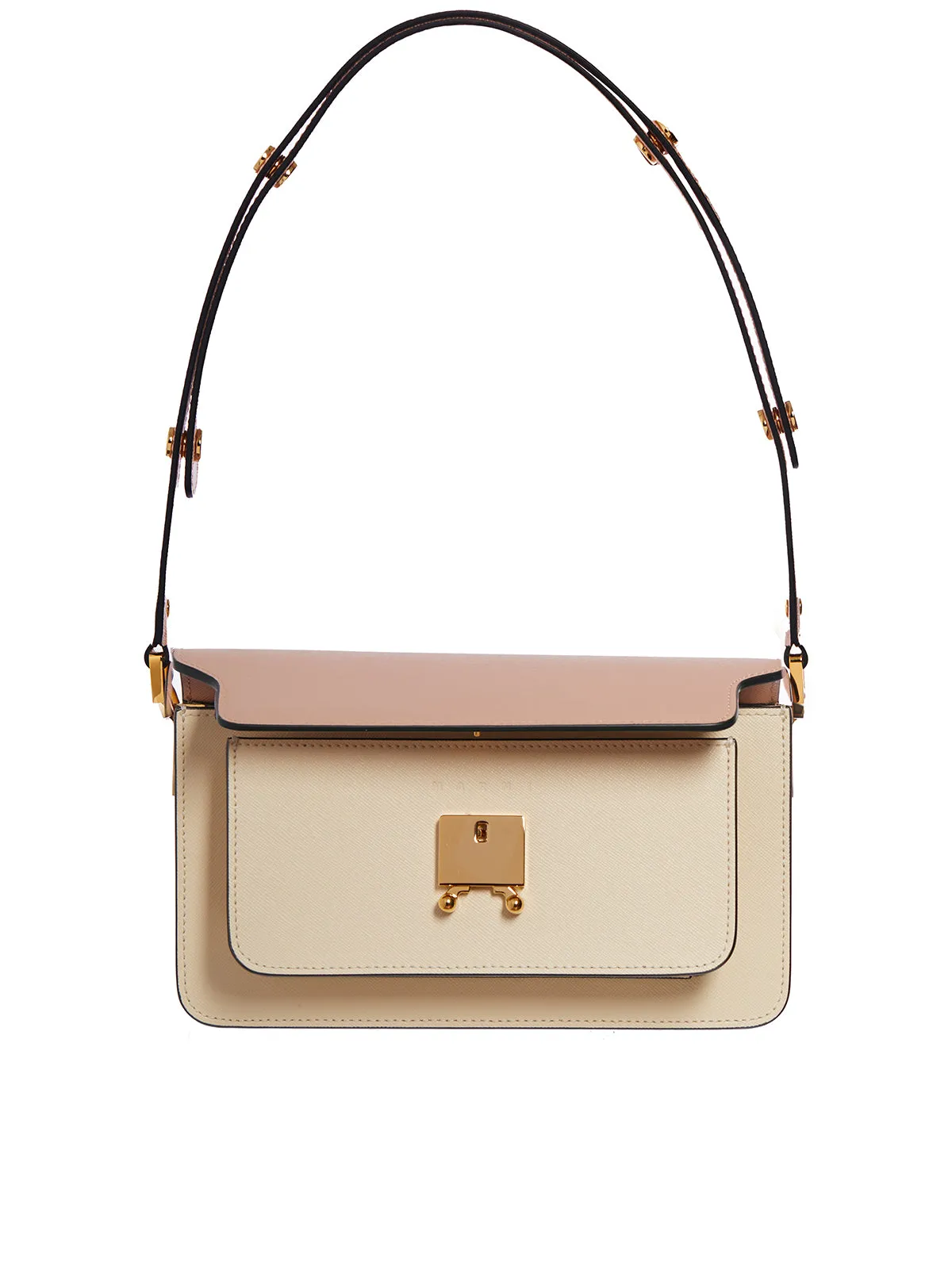 MARNI Pink Leather Trunk Handbag for Women - Perfect for All Occasions