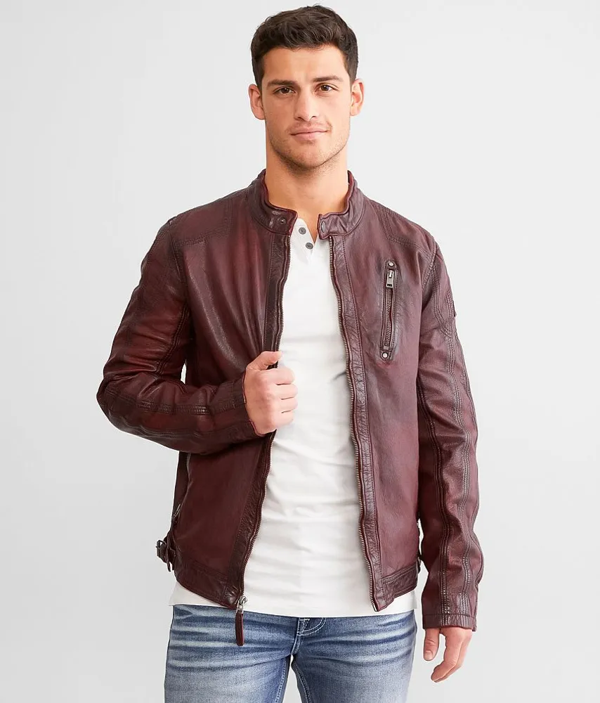 Mauritius Rakva Leather Jacket